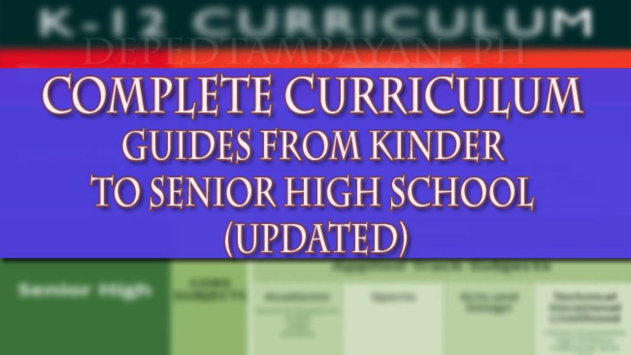 deped-curriculum-map-new-normal